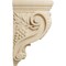 Ekena Millwork 4 1/4"W x 8"D x 13 1/4"H Devon Grapes & Vines Corbel, Rubberwood COR04X08X13DERW - alternate 4